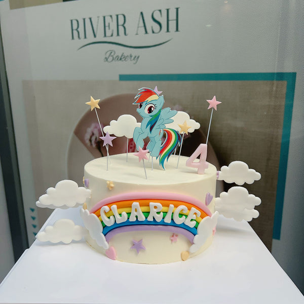 Rianbow Dash Pony Cake My Little Pony Cake Singapore River Ash