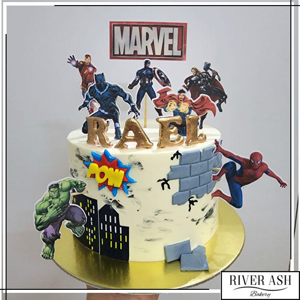 Avenger Heroes cake