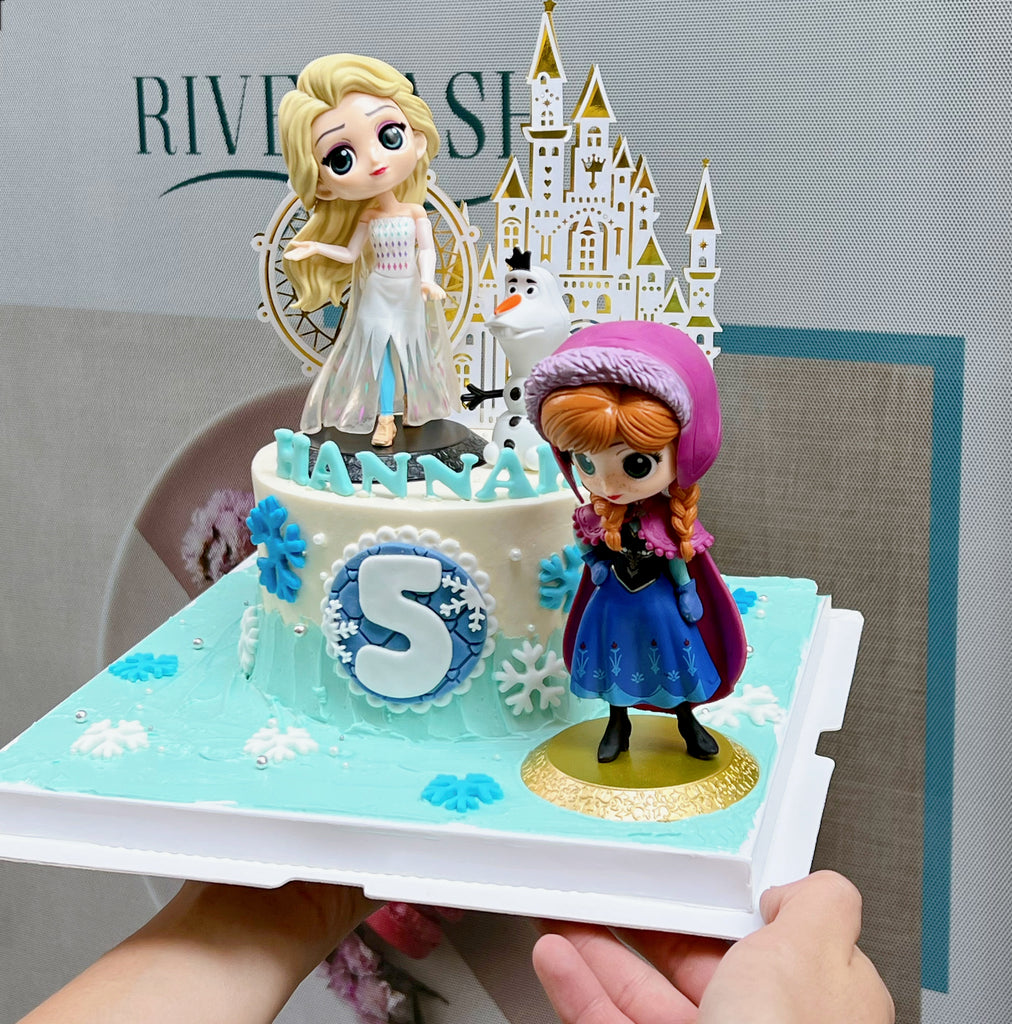 Elsa & Anna Frozen Princess Cake