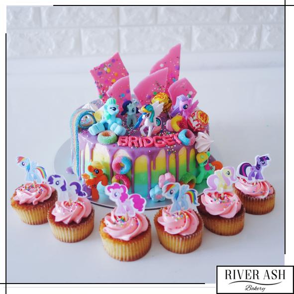Pony Cake+Cupcakes Bundle
