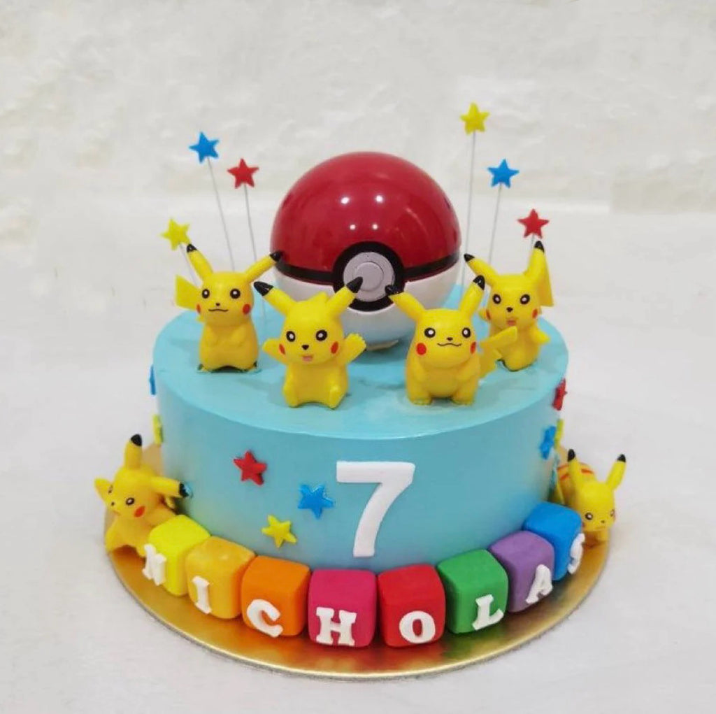 Poke Ball Adventure Cake