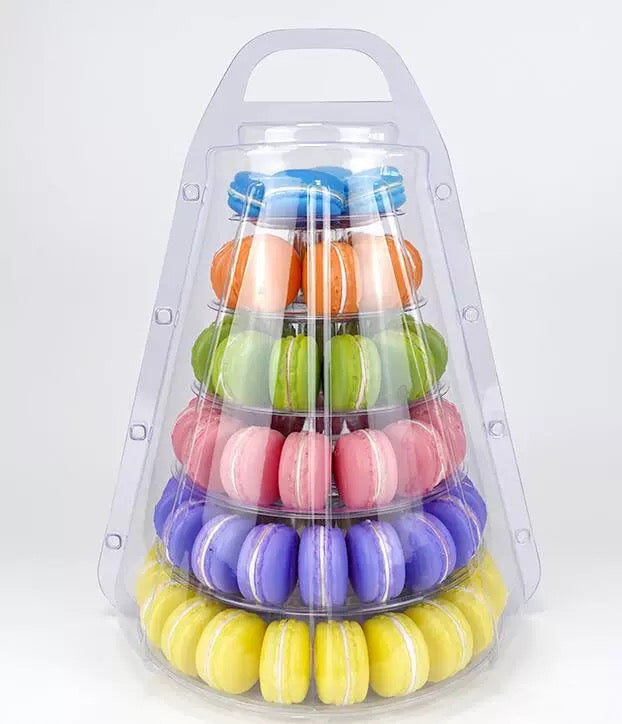 Macaron Tower set with packaging