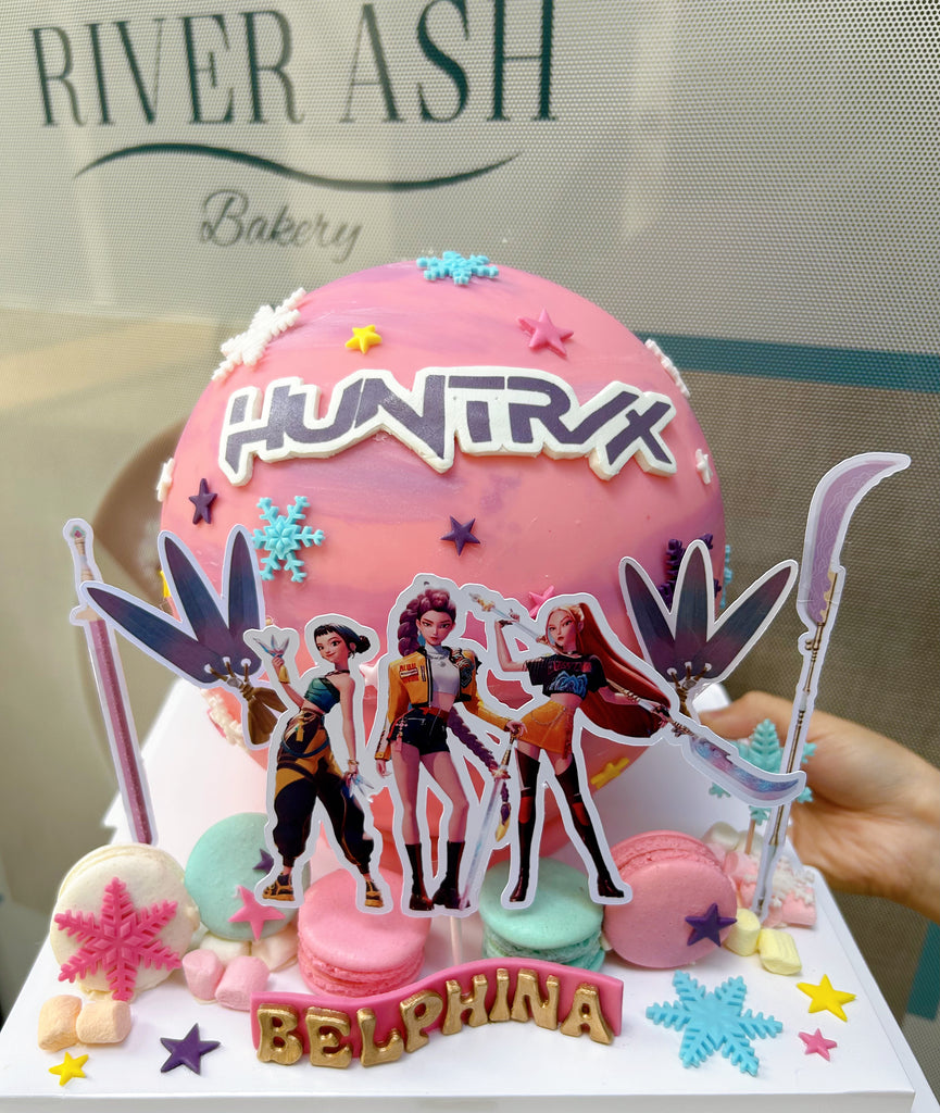 Demon Hunters Pinata Cake