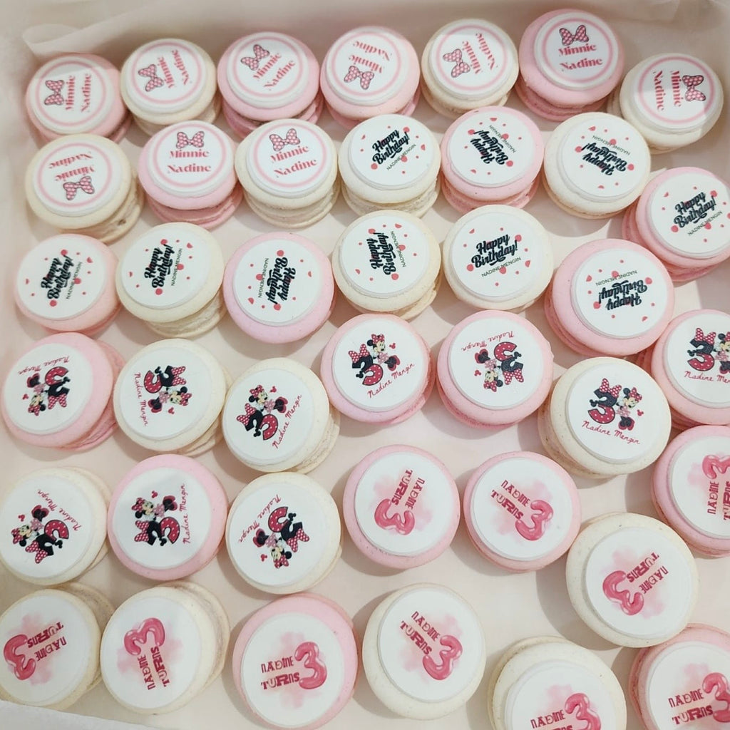 Custom Macarons with edible image