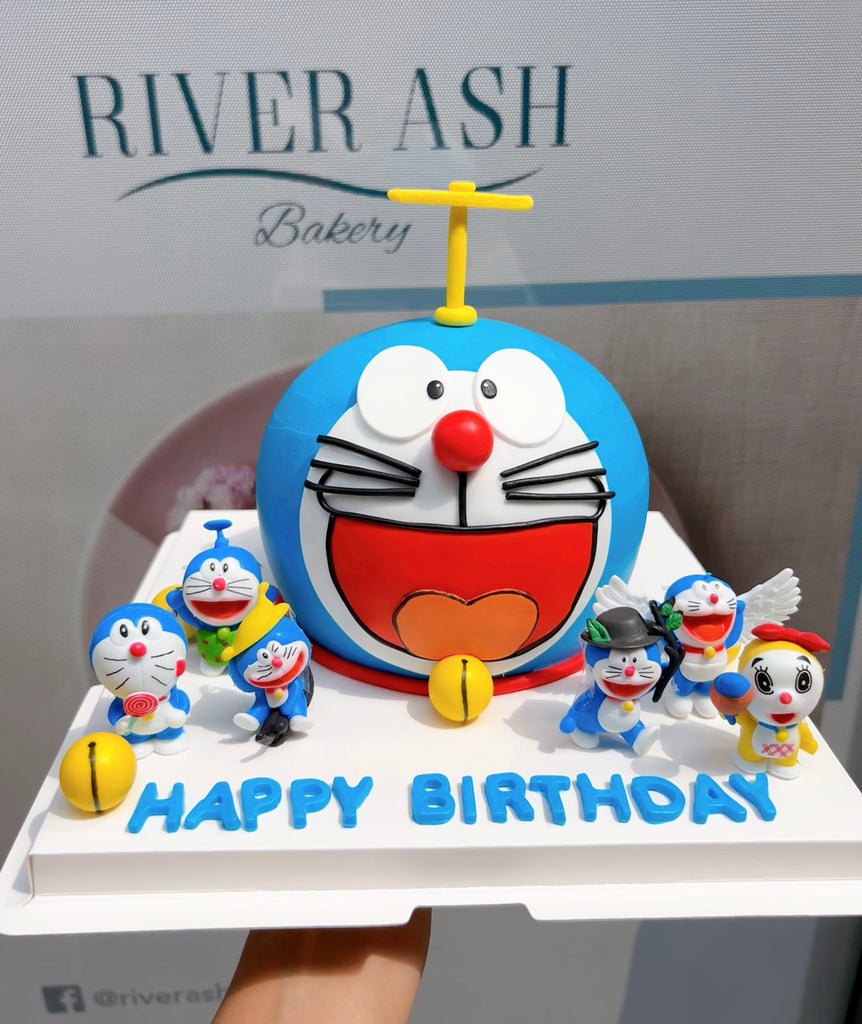 3D Doraeemon cake