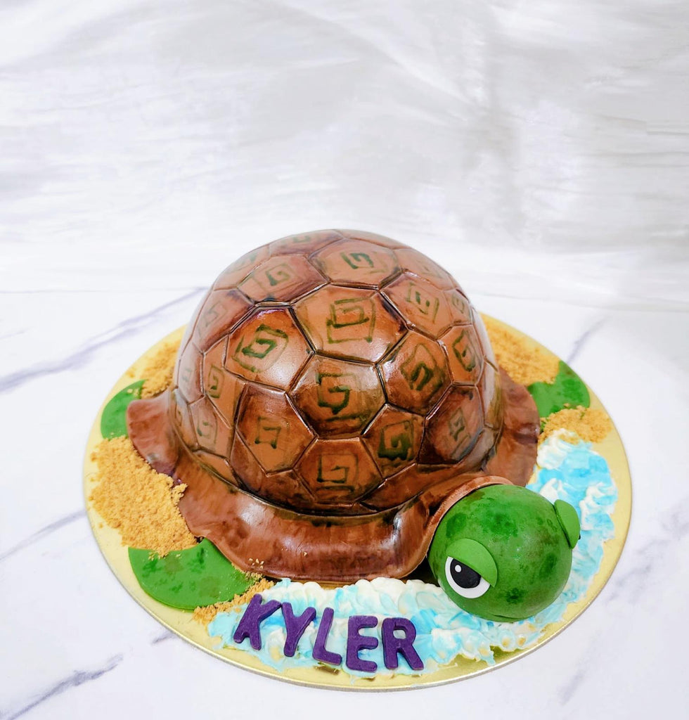 3D Sea Turtle Cake