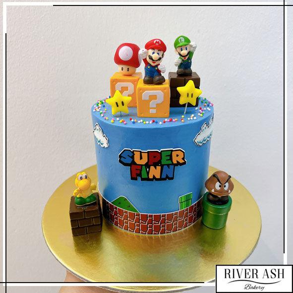 4" Tall Mario Classic Cake