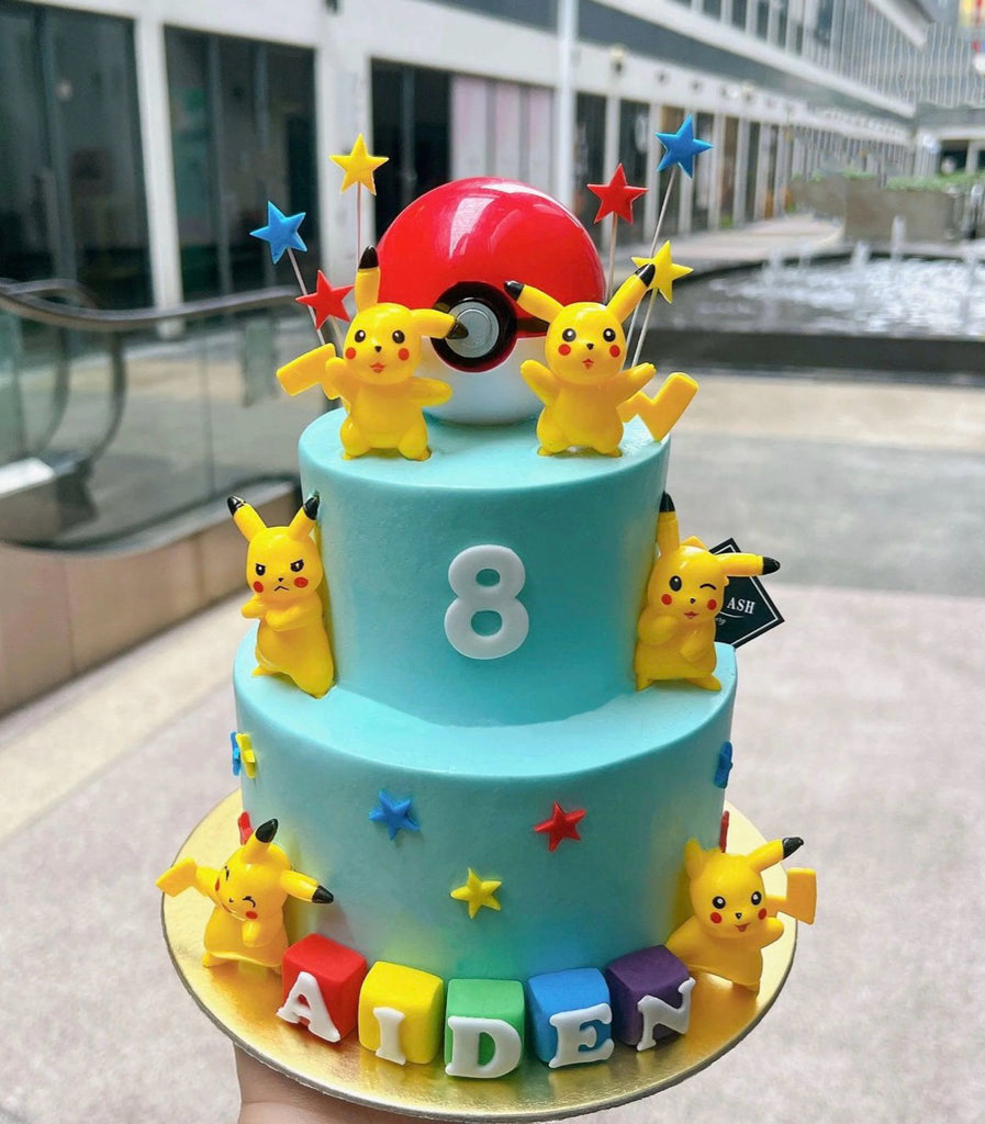 Poke Ball Adventure Cake