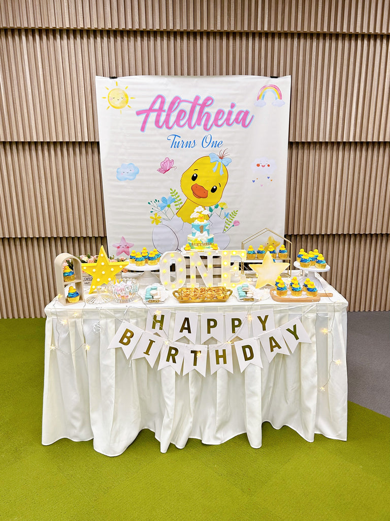 $699 Dessert Table (2tier Cake + Backdrop Included)