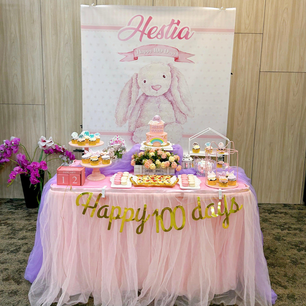 $699 Dessert Table (2tier Cake + Backdrop Included)