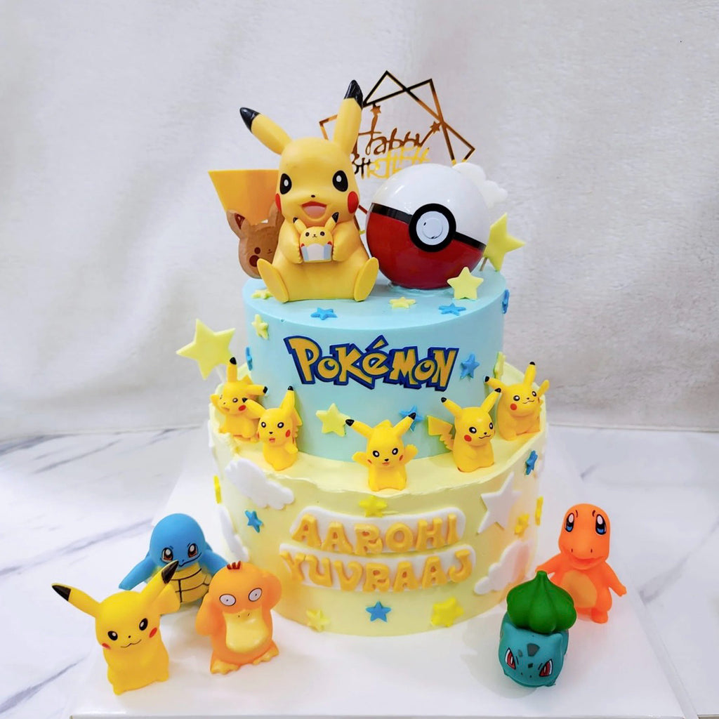 Kids Party Poke Friends Cake