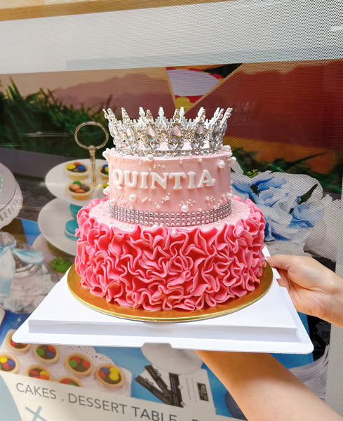 Princess Crown Ruffle Cake