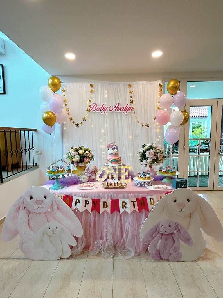 $899 Dessert Table (2tier Cake + Fairy Light Backdrop Included)