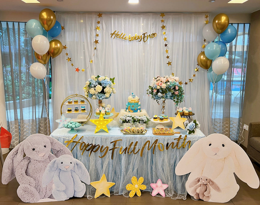 $899 Dessert Table (2tier Cake + Fairy Light Backdrop Included)