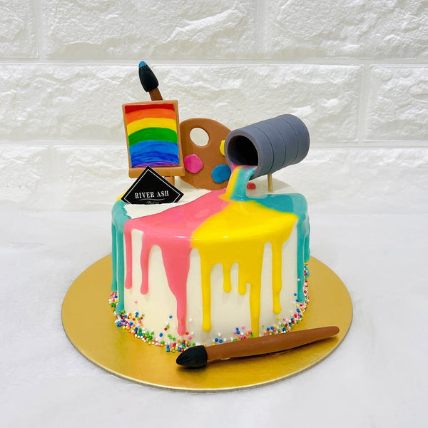 Artist Birthday Cake