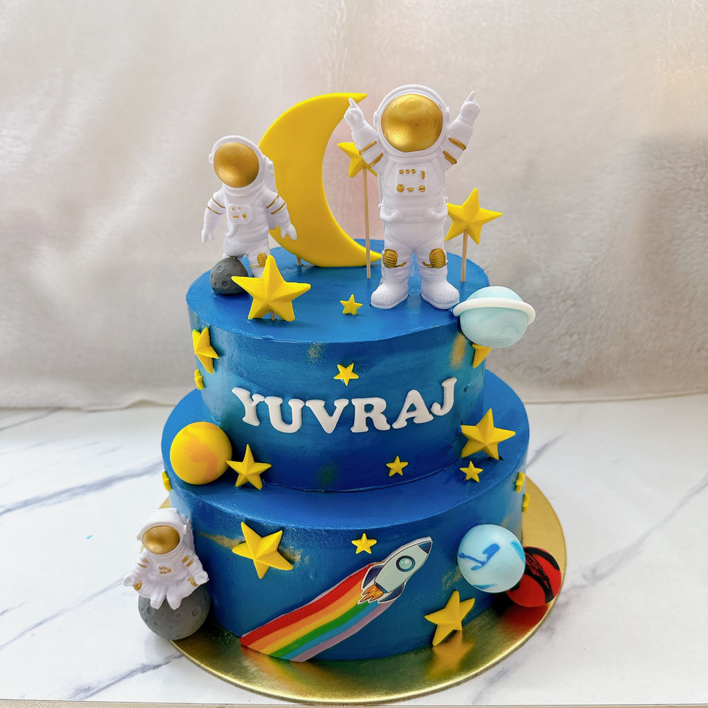 Astronauts Space Expedition Cake