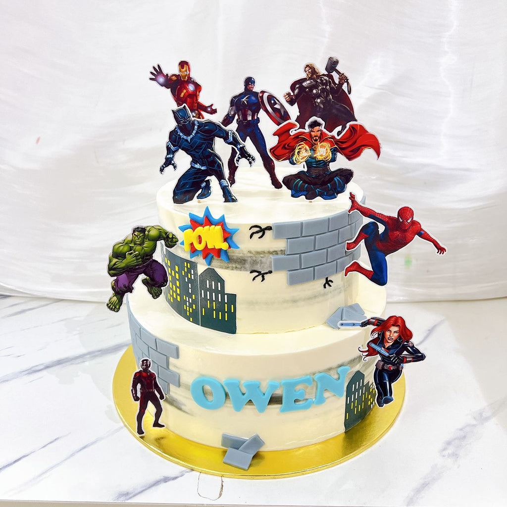 Avenger Heroes cake