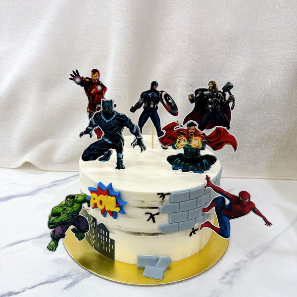 Avenger Heroes cake