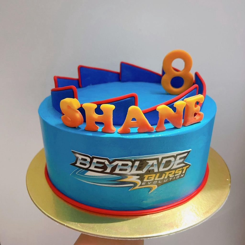 Beyblade Arena Cake