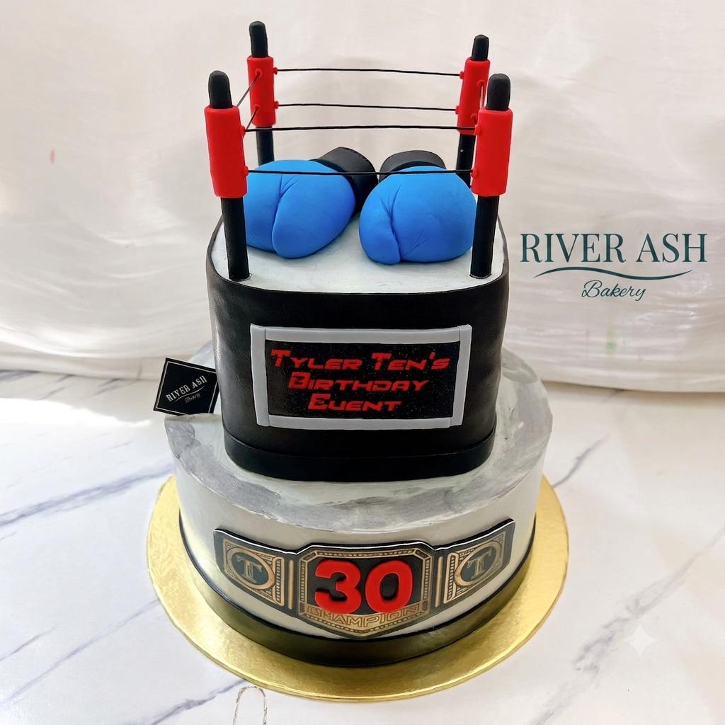 Boxing Champion Cake