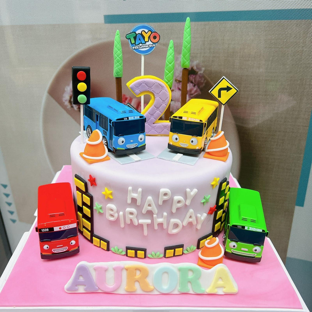 Bus & Friends cake