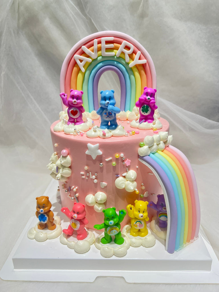Pastel Rainbow Bear Cake