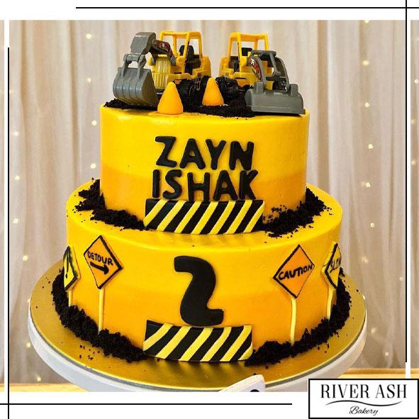 Construction Site Cake