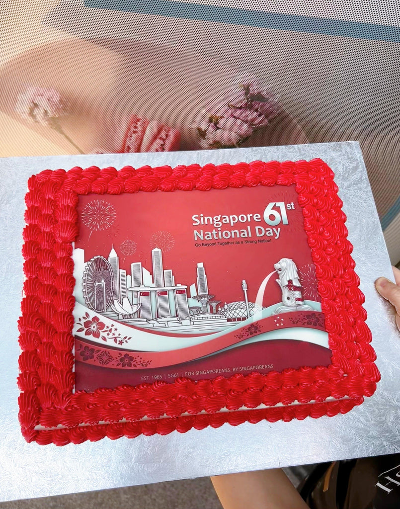 Corporate Anniversary Rectangle Cake with Brand Logo