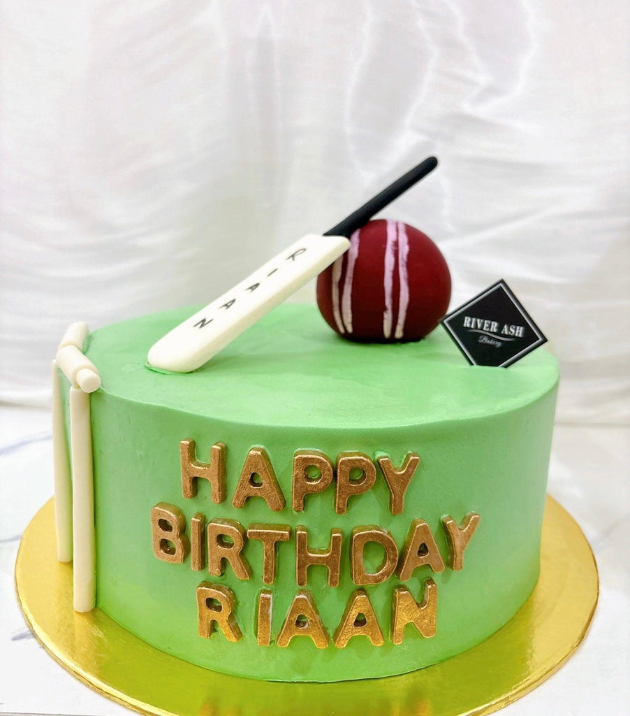 Cricket Pitch Cake