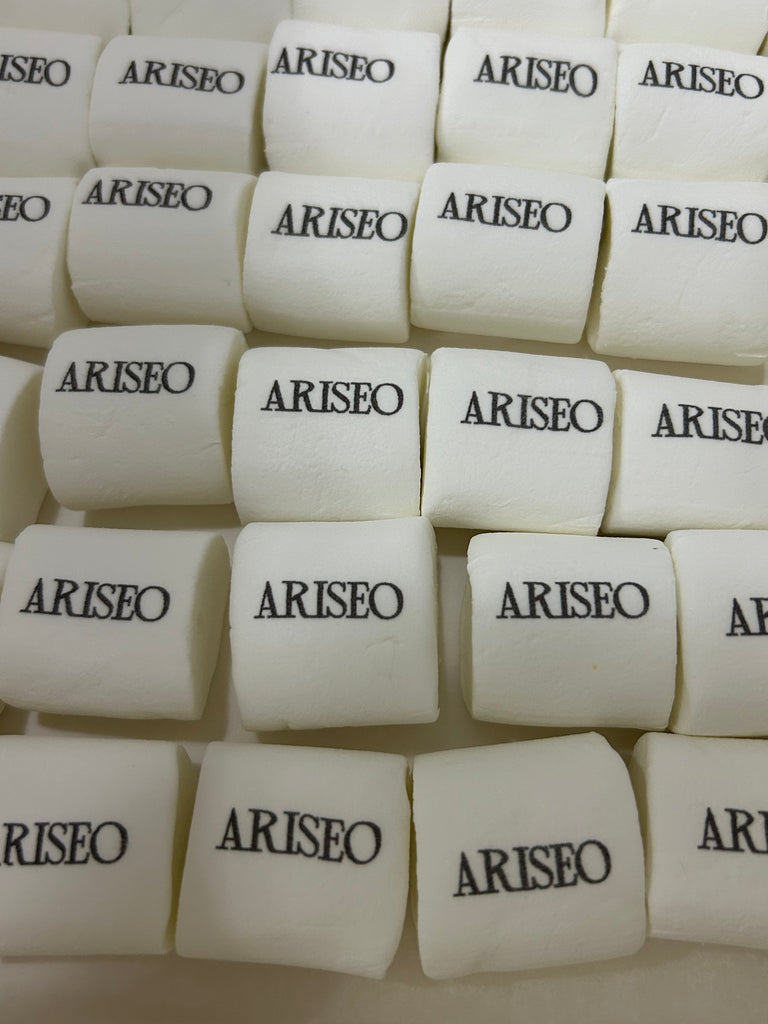 Custom Edible Logo Marshmallows/Corporate Marshmallow Favours