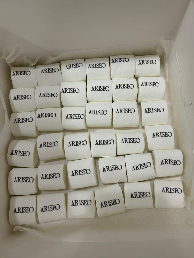 Custom Edible Logo Marshmallows/Corporate Marshmallow Favours