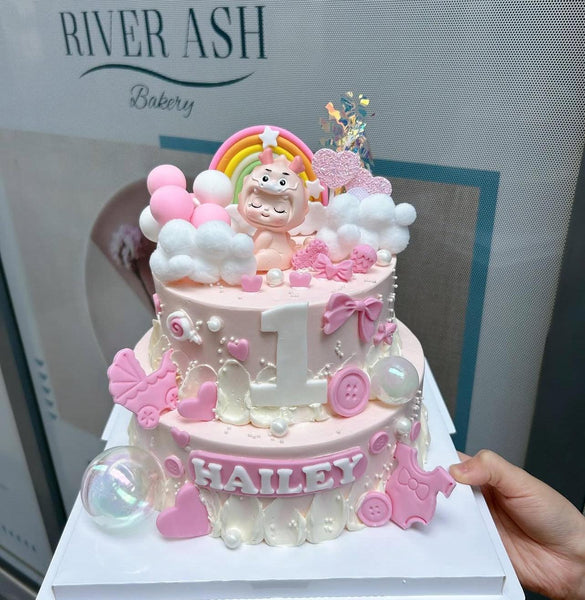 Cute Dragon/Snake Baby Full Month / 100 DAYS Cake