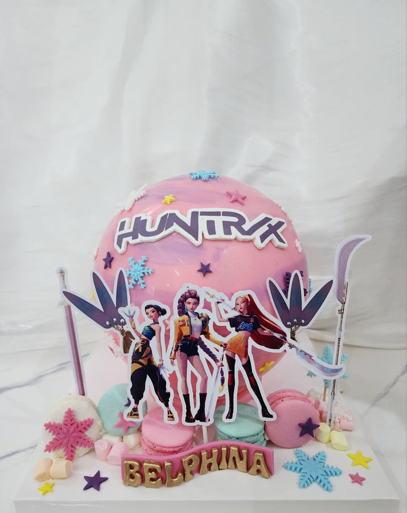 Demon Hunters Pinata Cake