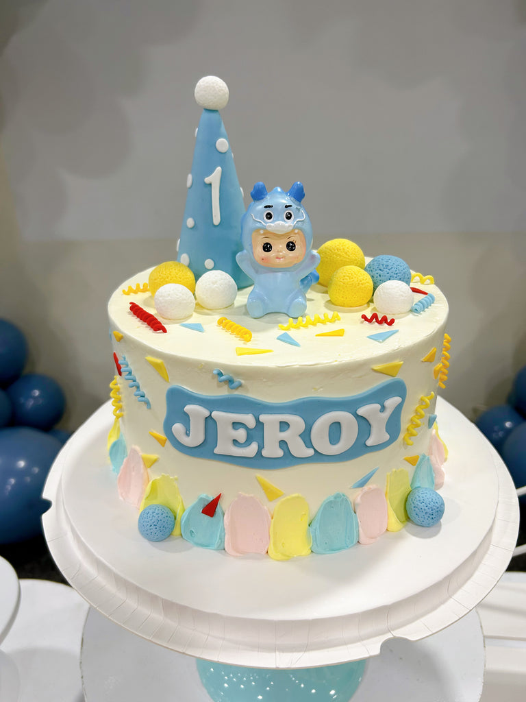 Dragon Baby Party Hat Cake