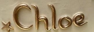 Fondant Name Gold +$9.00 Max 9 letters