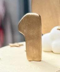 Fondant Number Color GOLD + $5.00