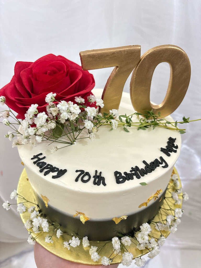 Forever Love Milestone Rose Cake