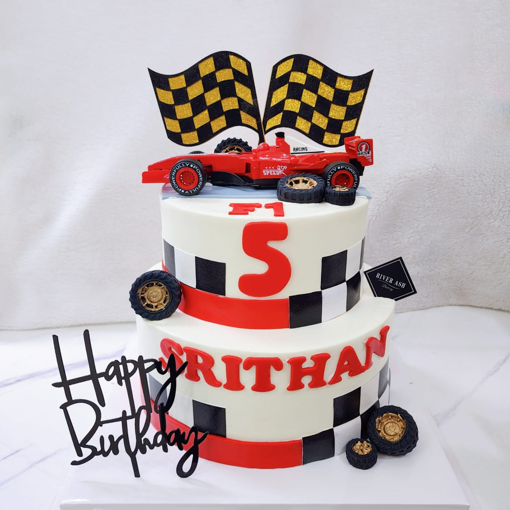 Formula 1 Race Car cake