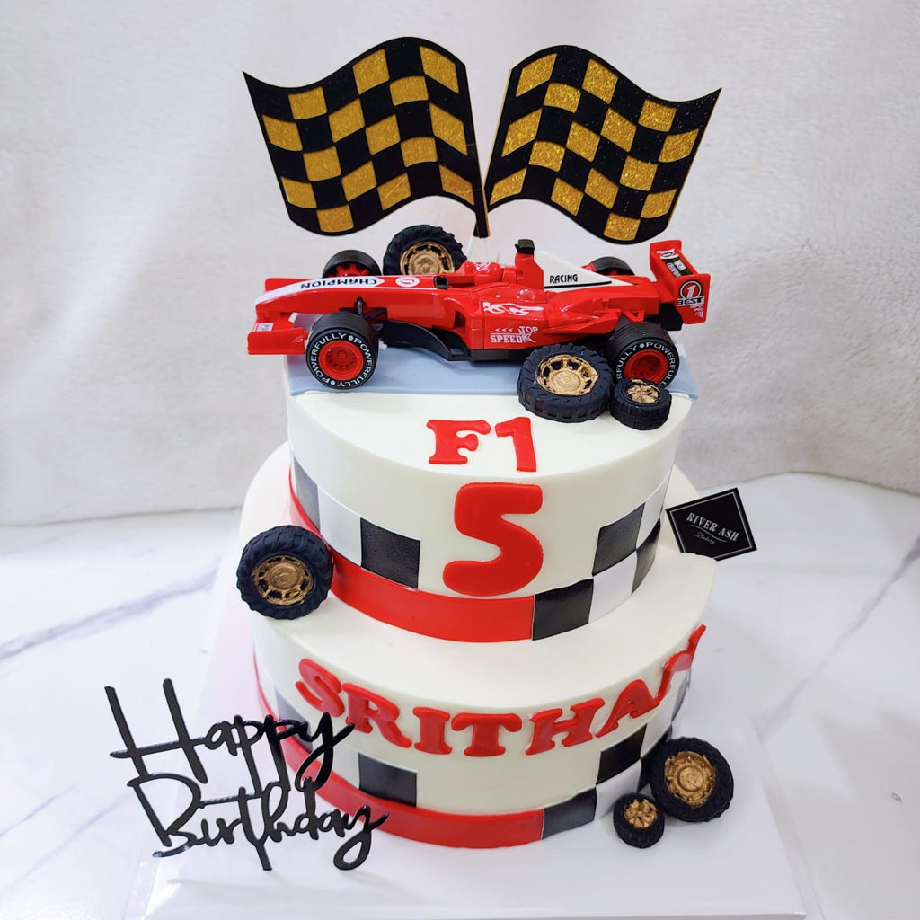 Formula 1 Race Car cake