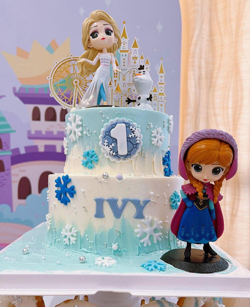 Frozen Sisters Princess Cake