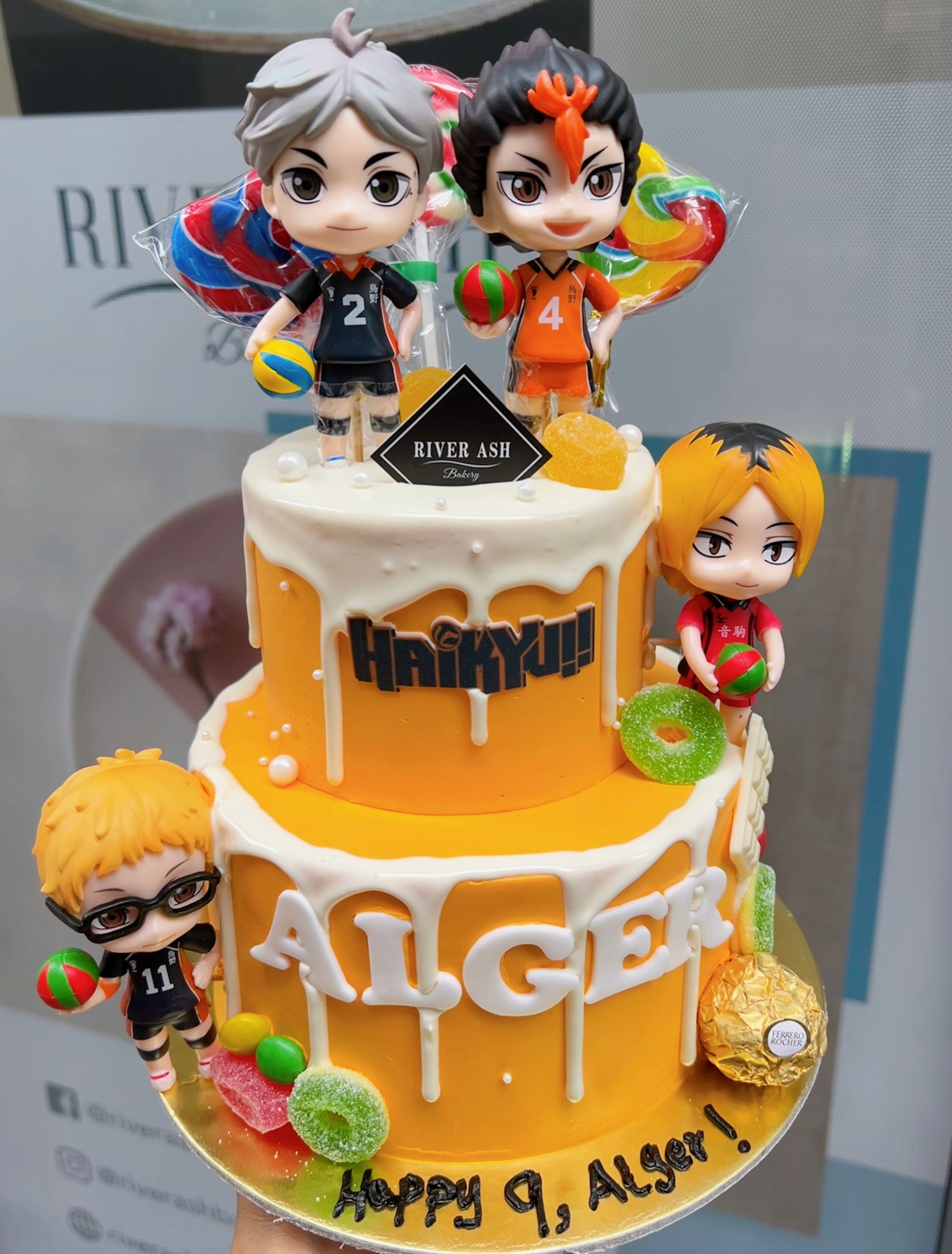 Joyful Anime Girl Celebrating with Birthday Cake - HD Wallpaper by  robokoboto