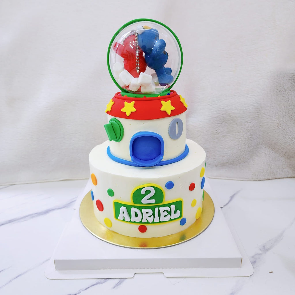 Gacha Gacha Sesame Street cake