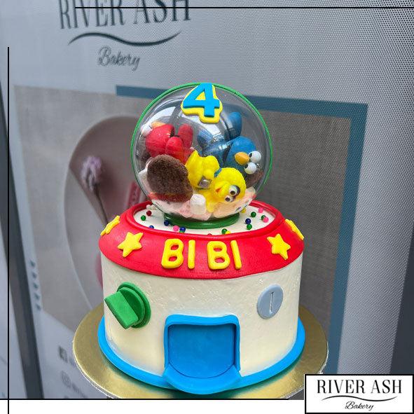 Gacha Gacha Sesame Street cake