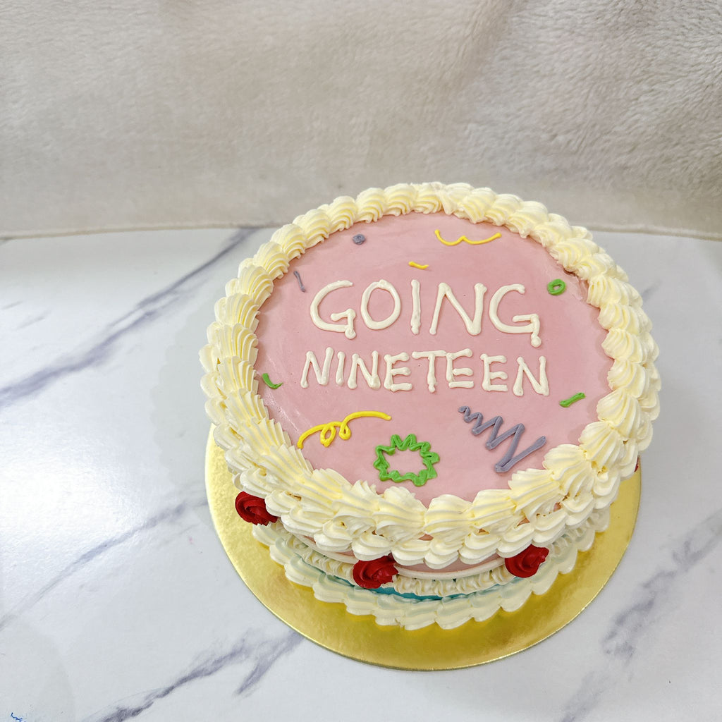 Going on Vintage Korean Style Cake