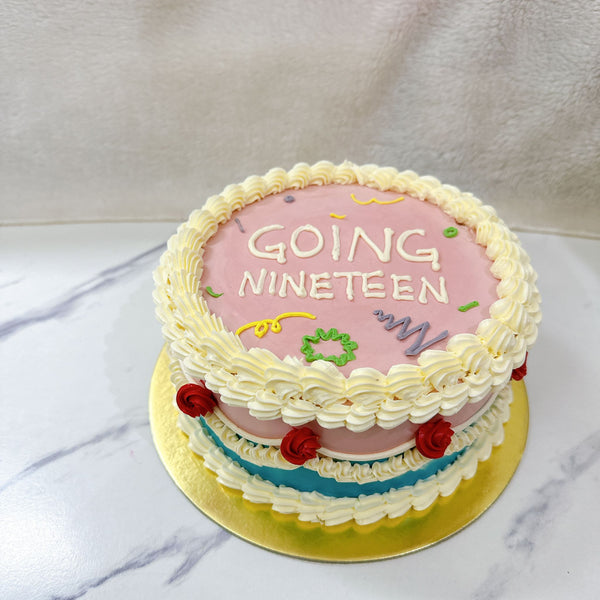 Going on Vintage Korean Style Cake