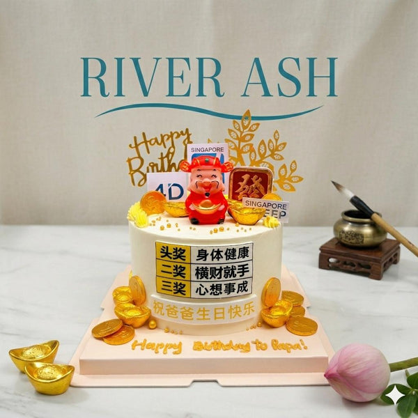 Golden Fortune Longevity Cake