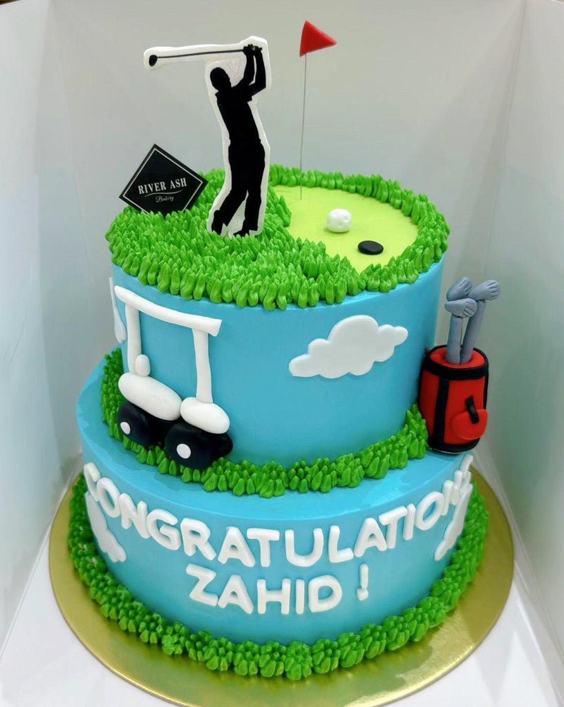 Golf themed Cake