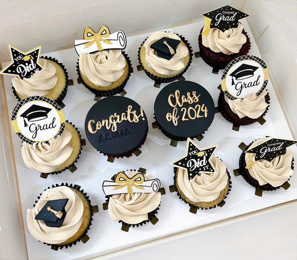 Happy Graduation Cupcake Gift Box