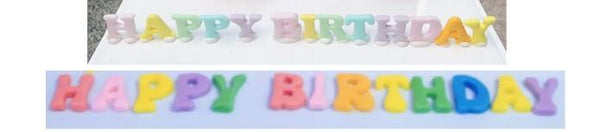 Happy birthday Fondant Rainbow +$12