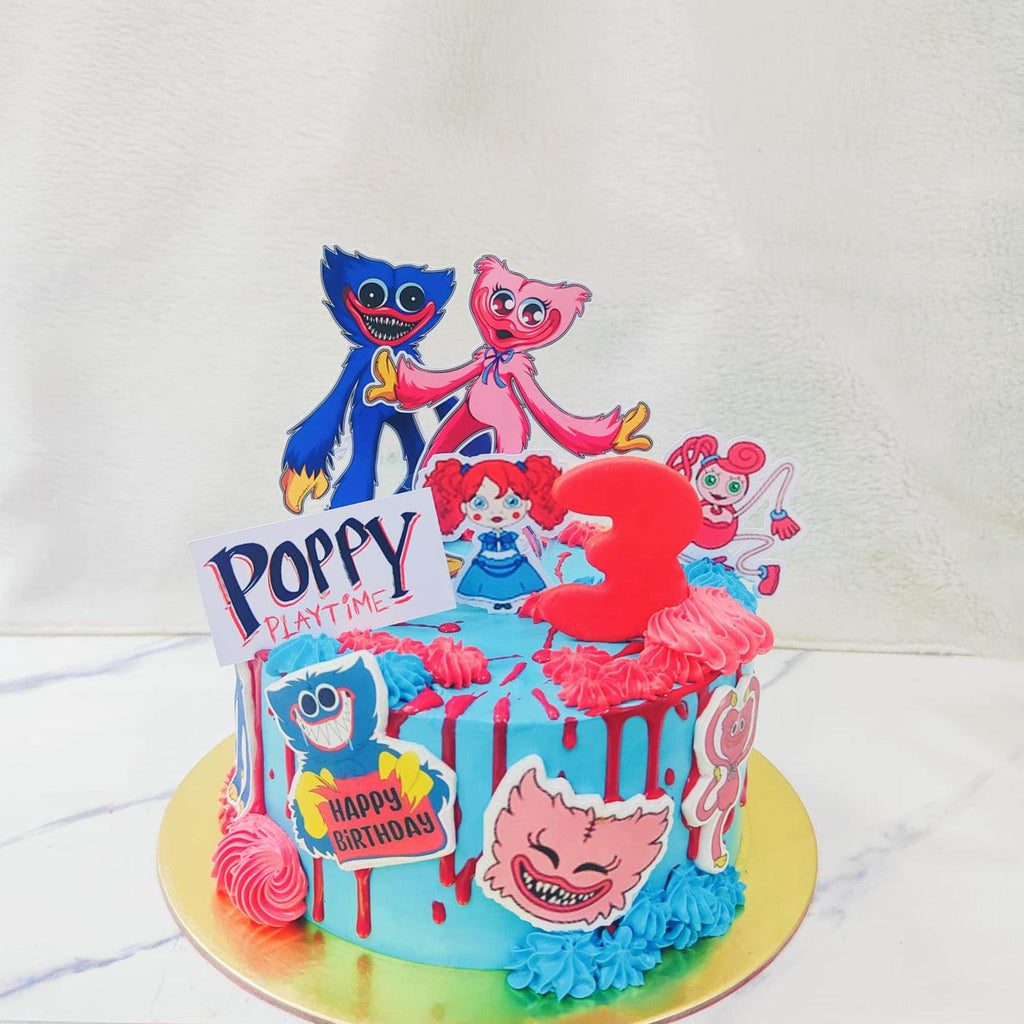 Huggy Wuggy Poppy Playtime Cake